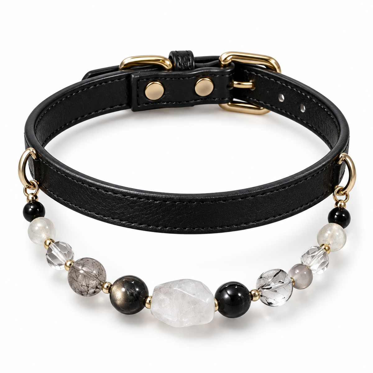 Midnight Crystal Pet Collar