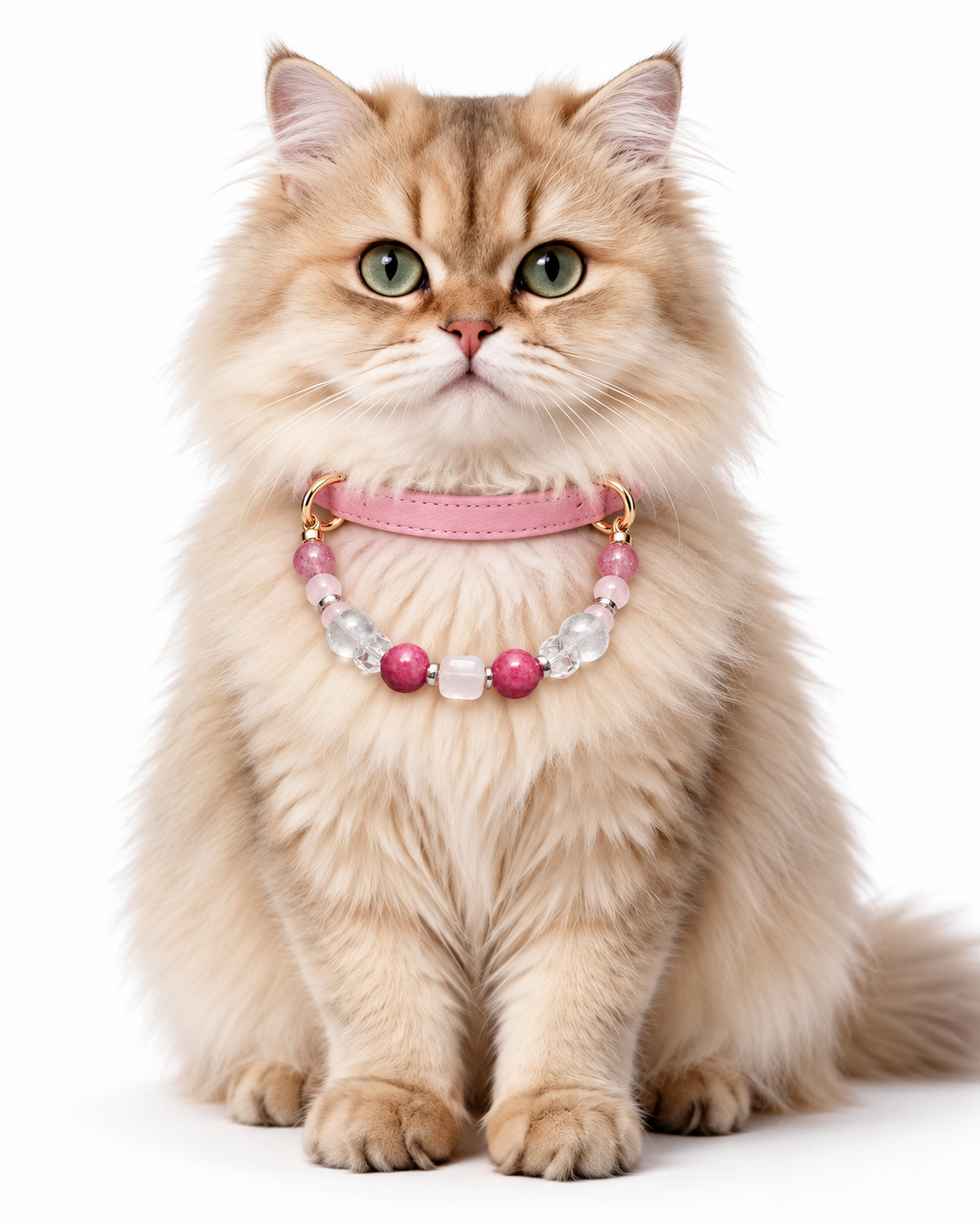 Rose Crystal Pet Collar